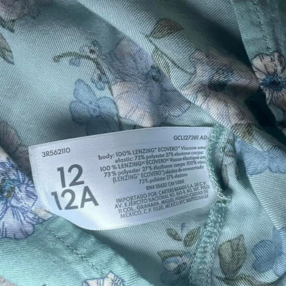 OshKosh B'gosh Floral Dress Kids 12 - Boho Cottage Fairy Coastal Twee Beachy